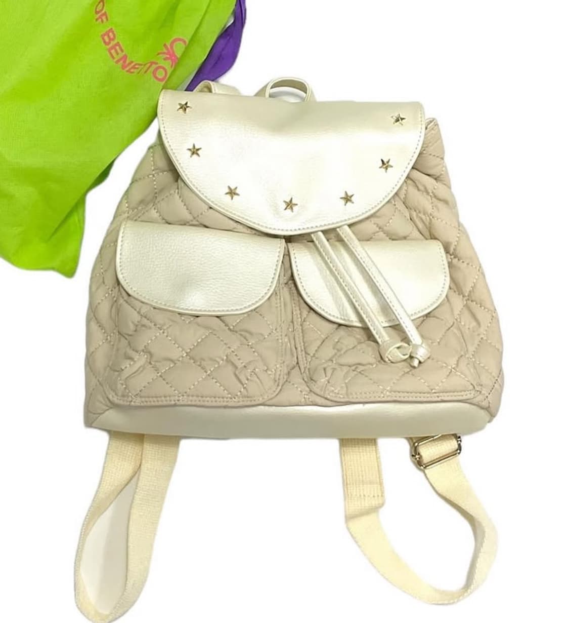 [vintage] beige star bag 허그유어스킨깔 상품이미지1