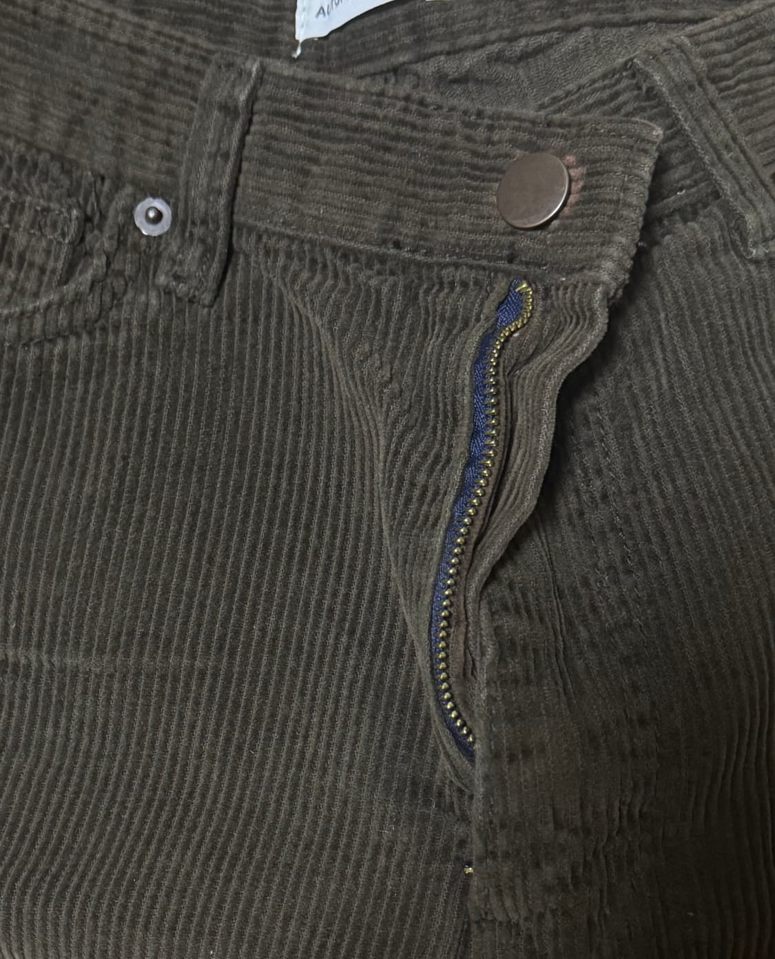 어텀 코듀로이 브라운 와이드 팬츠 상품이미지3