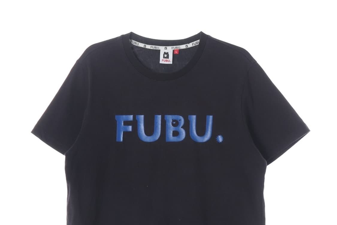 FUBU 빅로고 올드스쿨 블랙 반팔 티셔츠 L 상품이미지3