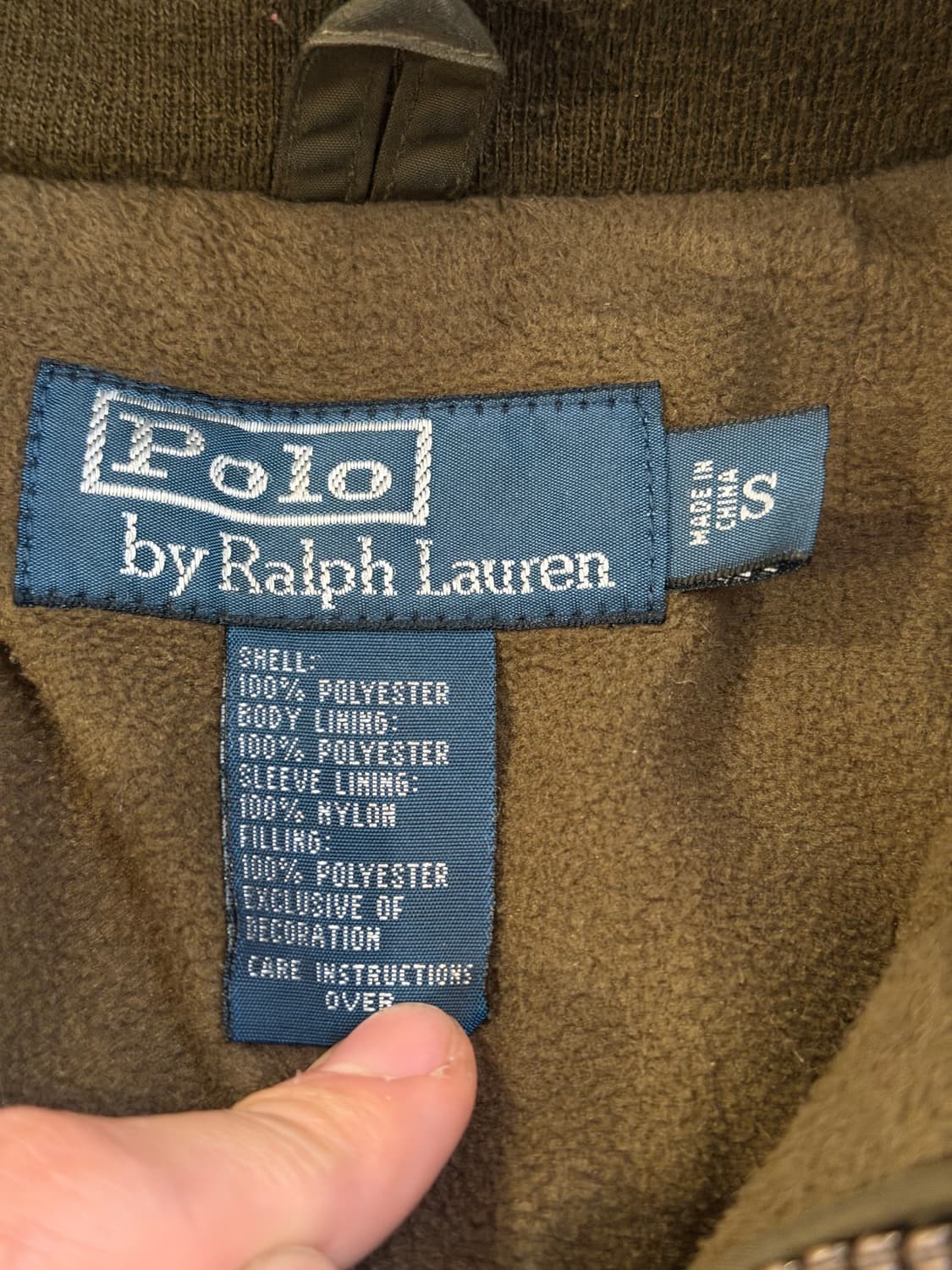 폴로 랄프로렌 폴리쉘 페리 스윙탑 자켓 다크브라운 상품이미지5