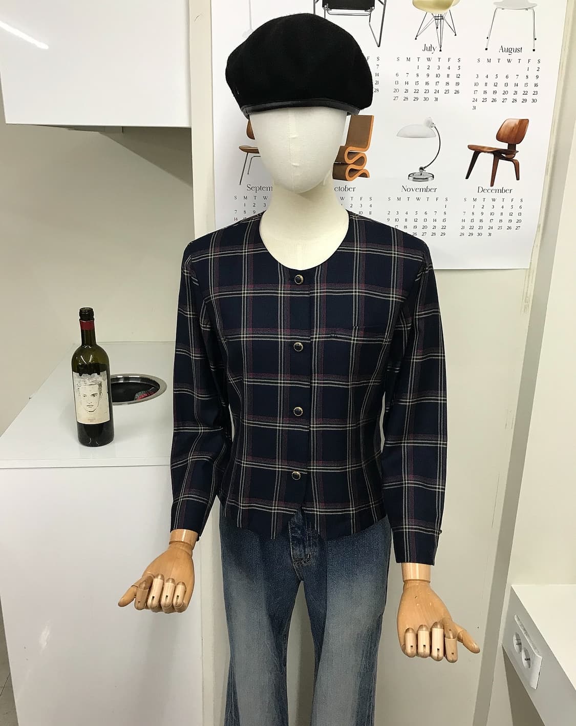 버버리 체크 크롭 자켓 상품이미지6