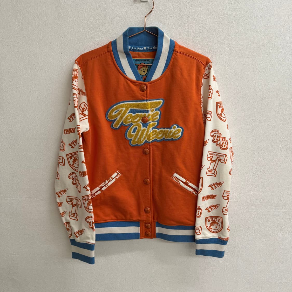 티니위니(Teenie Weenie) 오렌지 야구 점퍼 (M) 상품이미지1