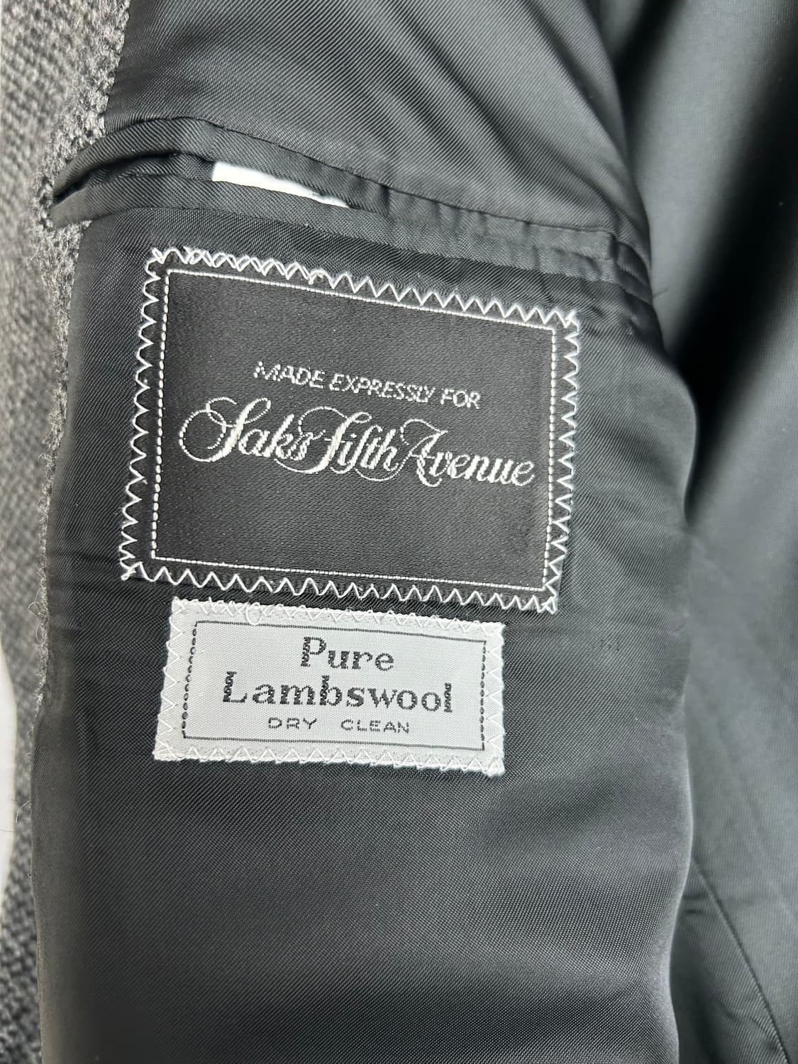 빈티지 아쿠아스큐텀 퓨어램스울 트위드 코트 상품이미지6