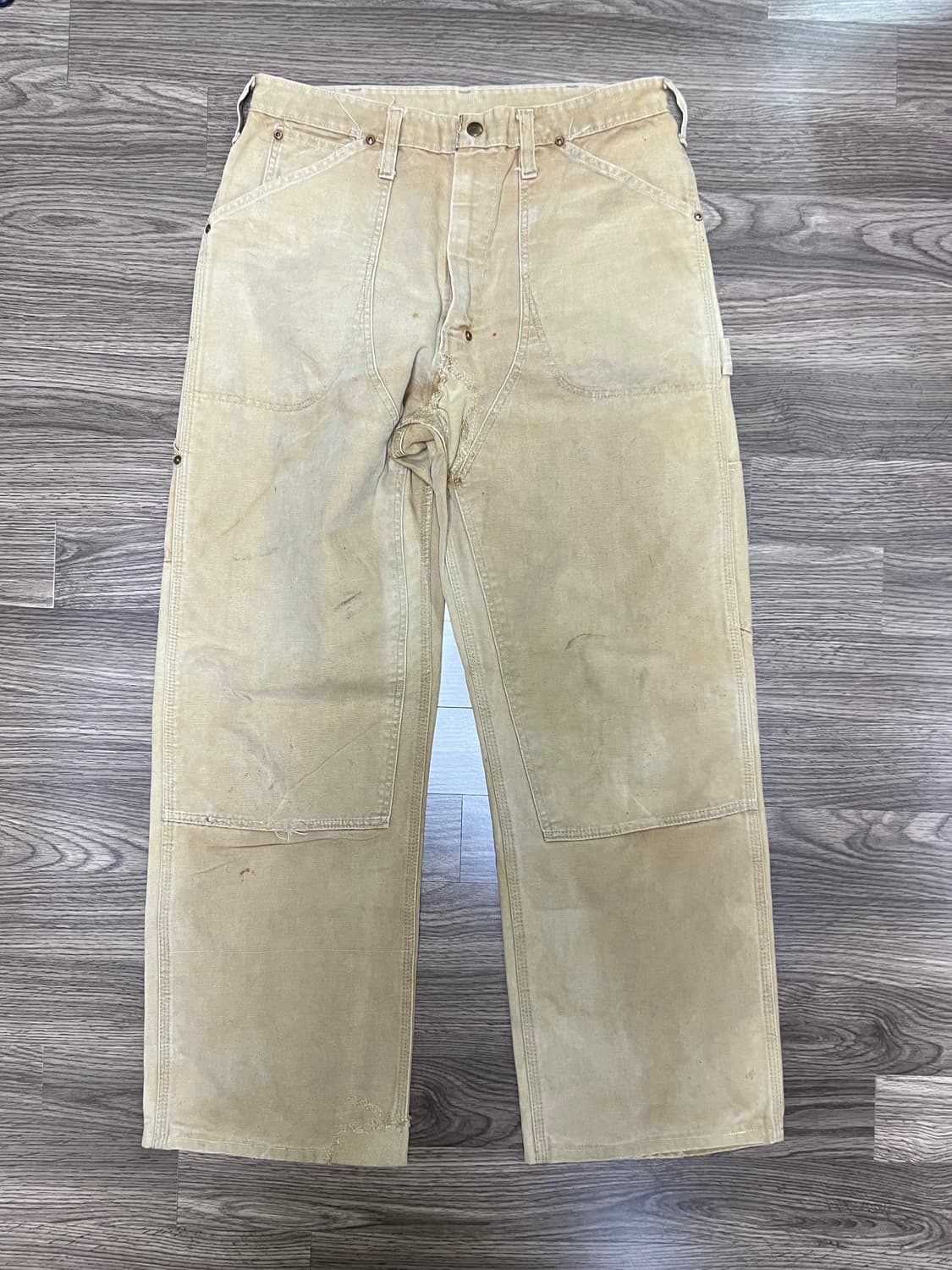 USA 6~70s 칼하트 더블니 34 싱글니 카펜터 세인트미카엘 뤡코즈 상품이미지1