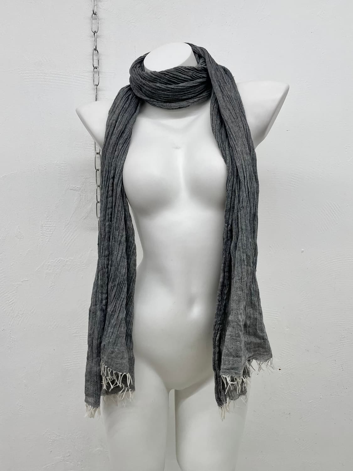 그런지 코튼 머플러  상품이미지3