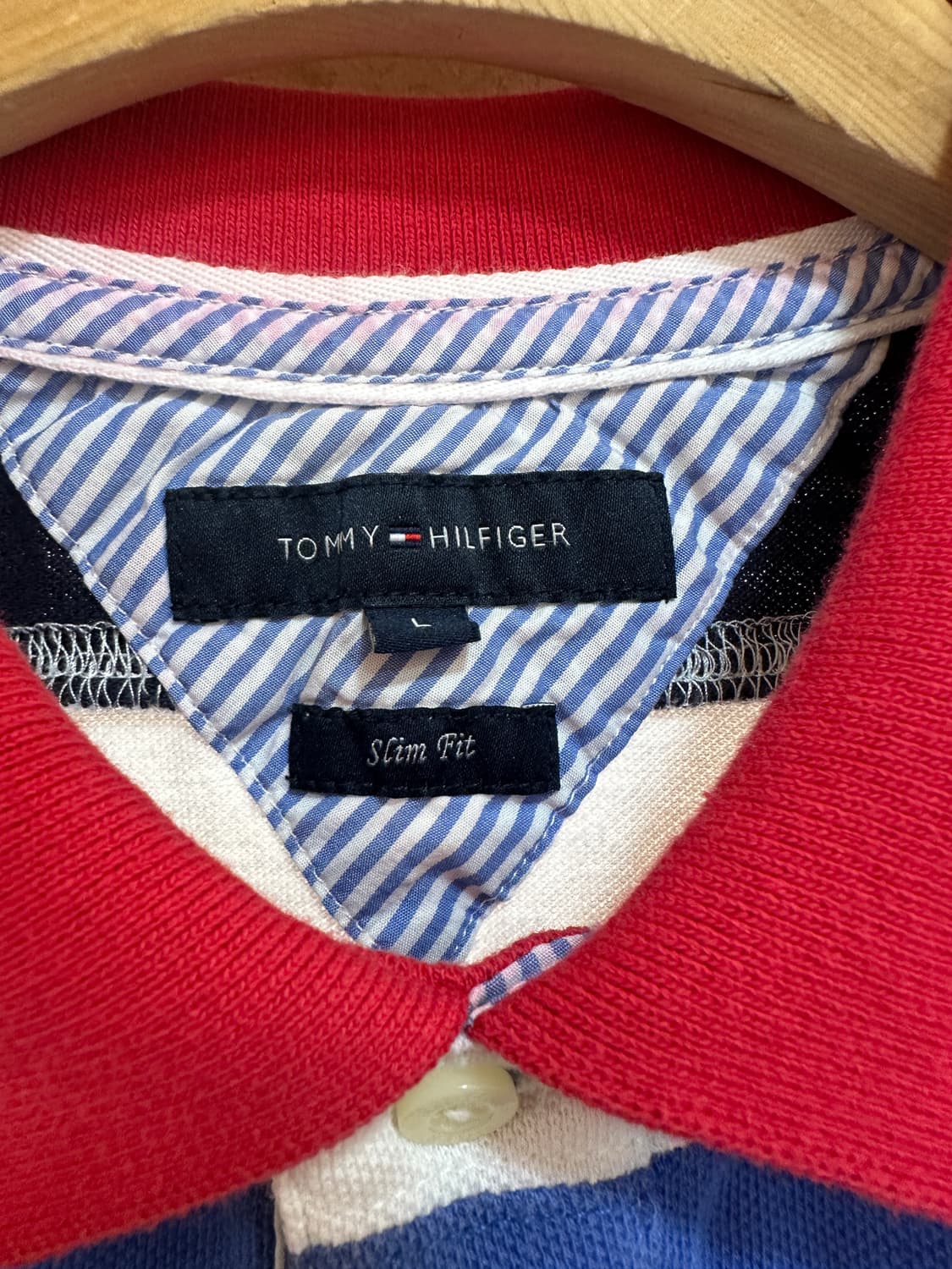 타미힐피거 카라 반팔티 상품이미지2