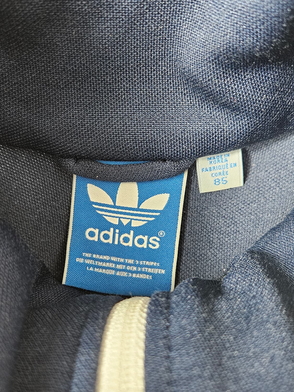 아디다스 네이비 트랙탑 유로파 져지 트랙탑 집업 자켓 y2k 여성 85 상품이미지3