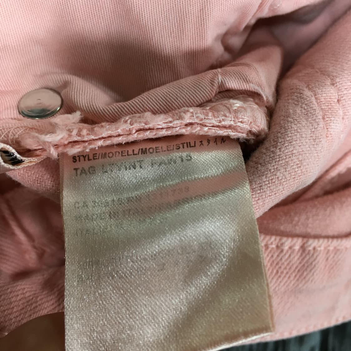 투티/A4 Acne studios 분홍 핑크 면바지 팬츠 여성 26 상품이미지4
