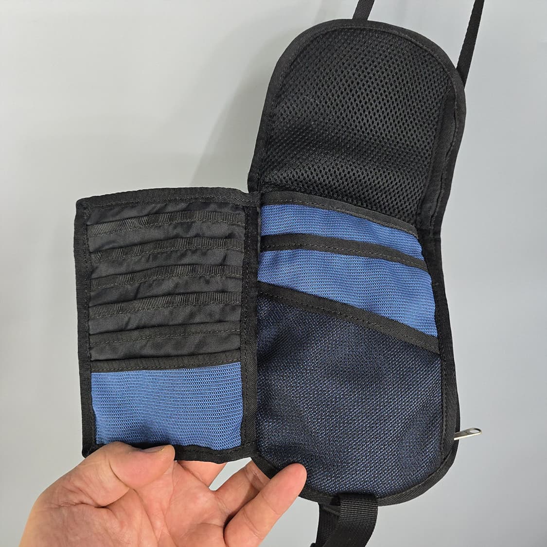 노스페이스 미니 크로스백 블루 상품이미지5