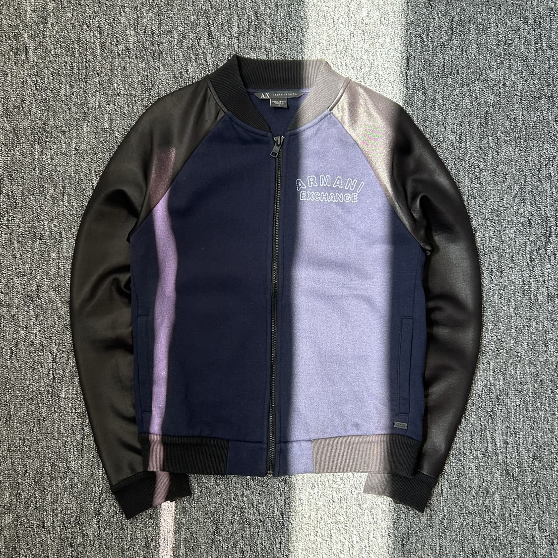 아르마니 익스체인지 네이비 로고 블루종 자켓 상품이미지1