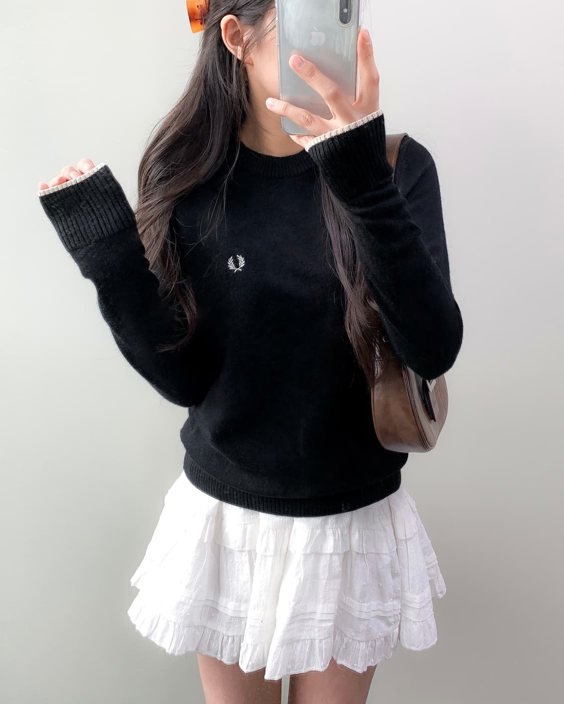 프레드페리 메리노울 니트 상품이미지1