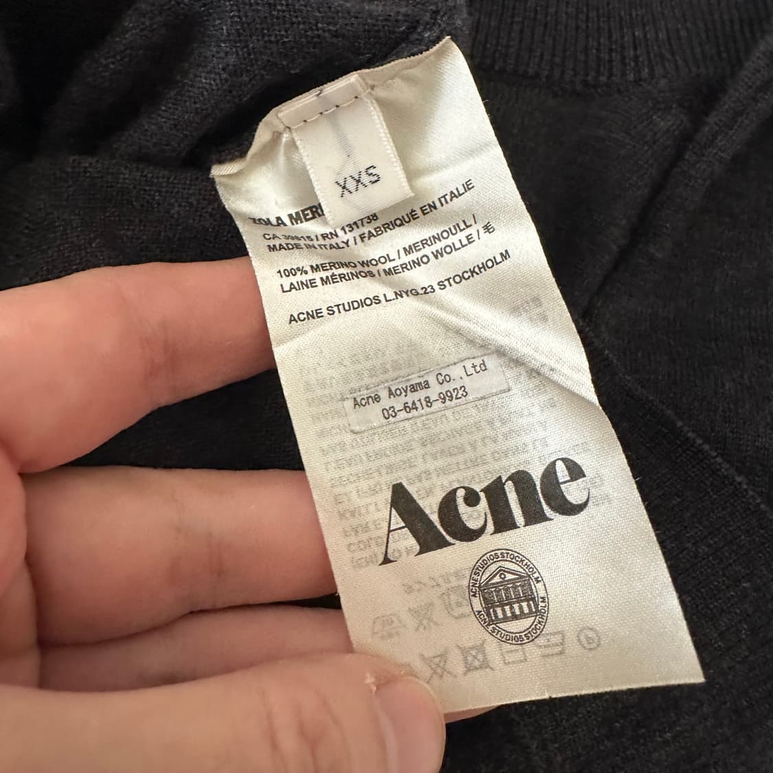 아크네스튜디오 acne studios 디테일 니트 상품이미지6