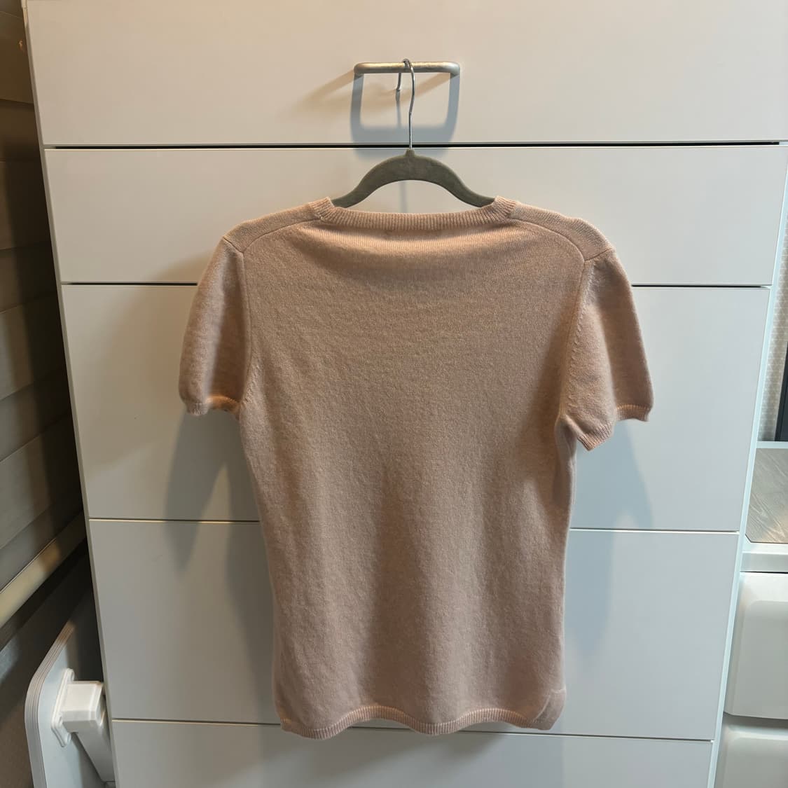 Max Mara 막스마라 캐시미어 핑크 반팔 니트 M 상품이미지6