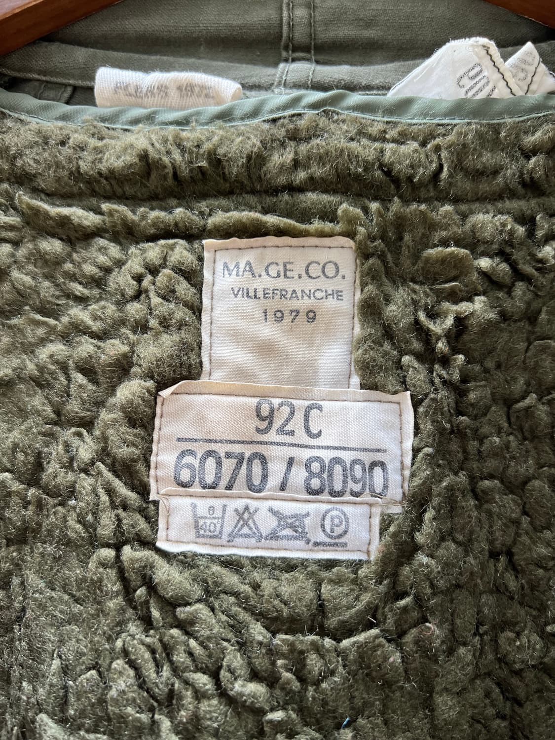 1970s FRENCH ARMY M-64 PARKA 오리지널개파카 상품이미지8