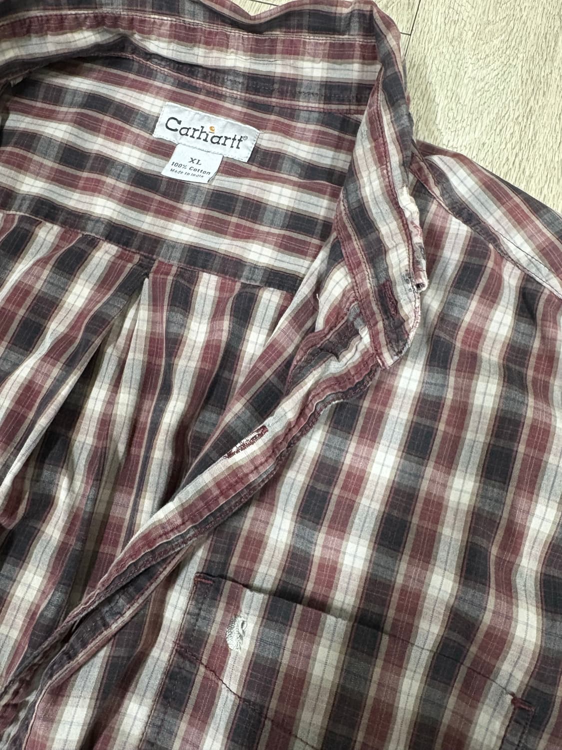 칼하트 체크셔츠 상품이미지6