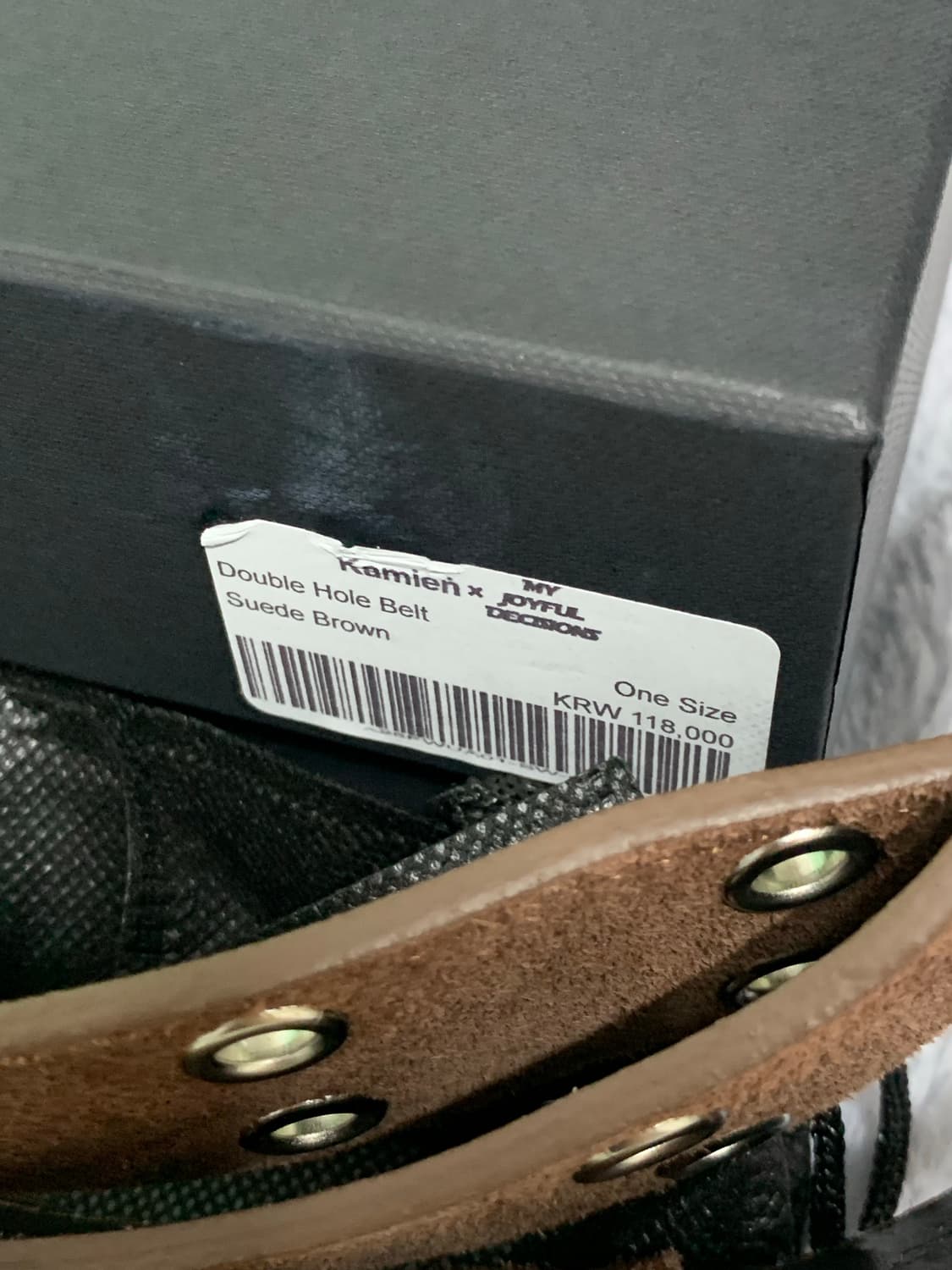 Mjd x 카미엔 벨트 상품이미지2