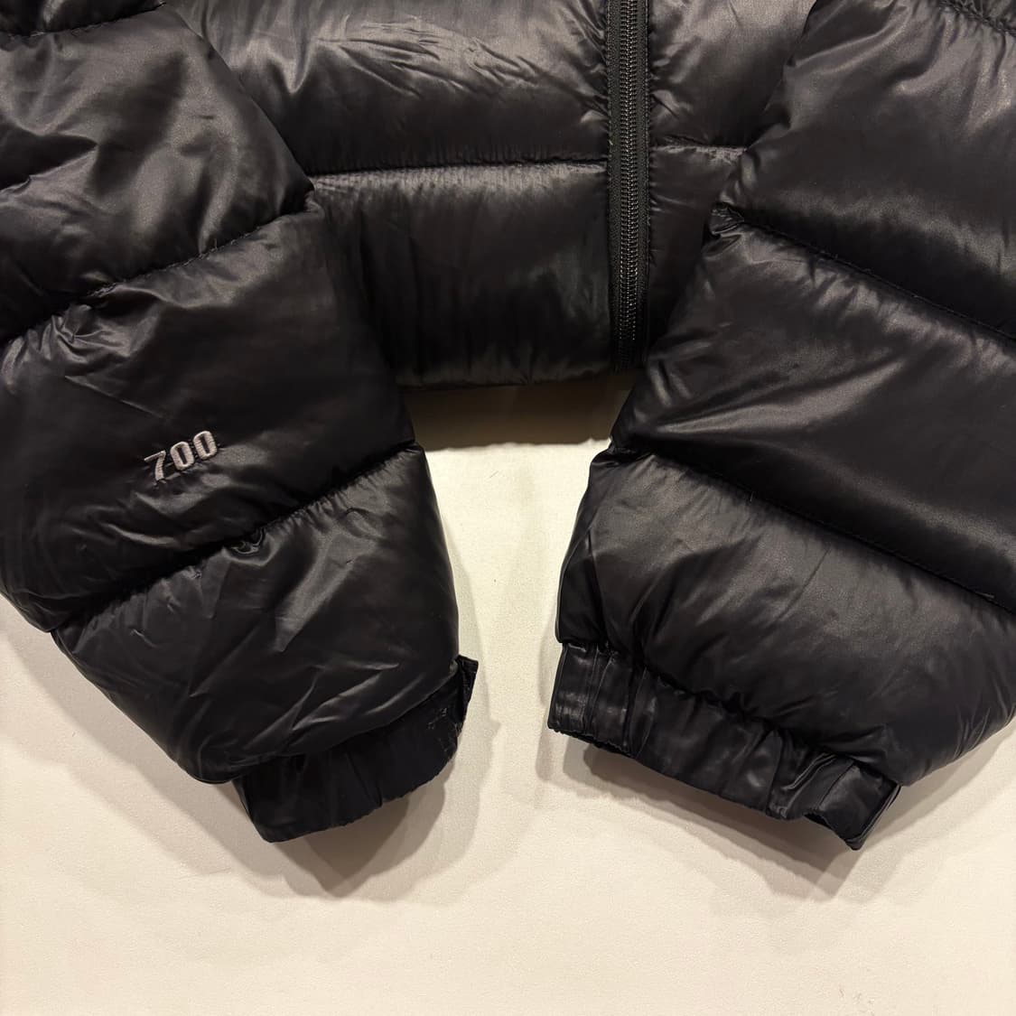 [110] 노스페이스 700 구스 다운 블랙 패딩 점퍼 B769 상품이미지9