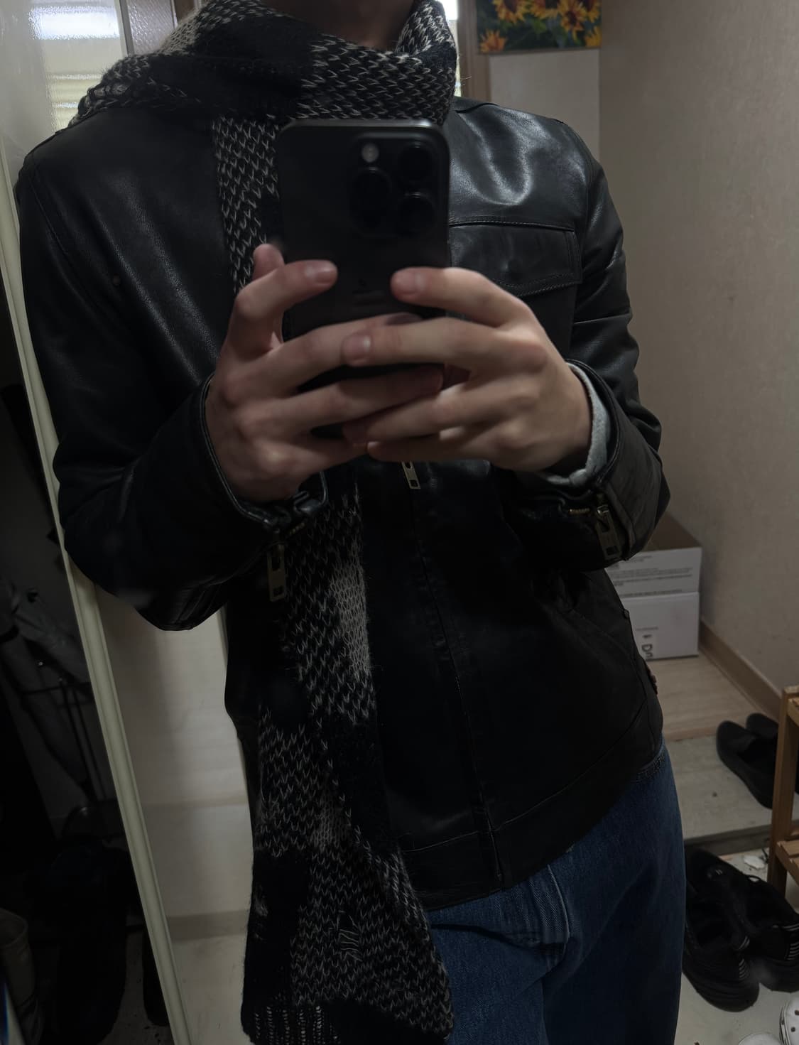 리바이스 레드룹 고트스킨 가죽 자켓 상품이미지6