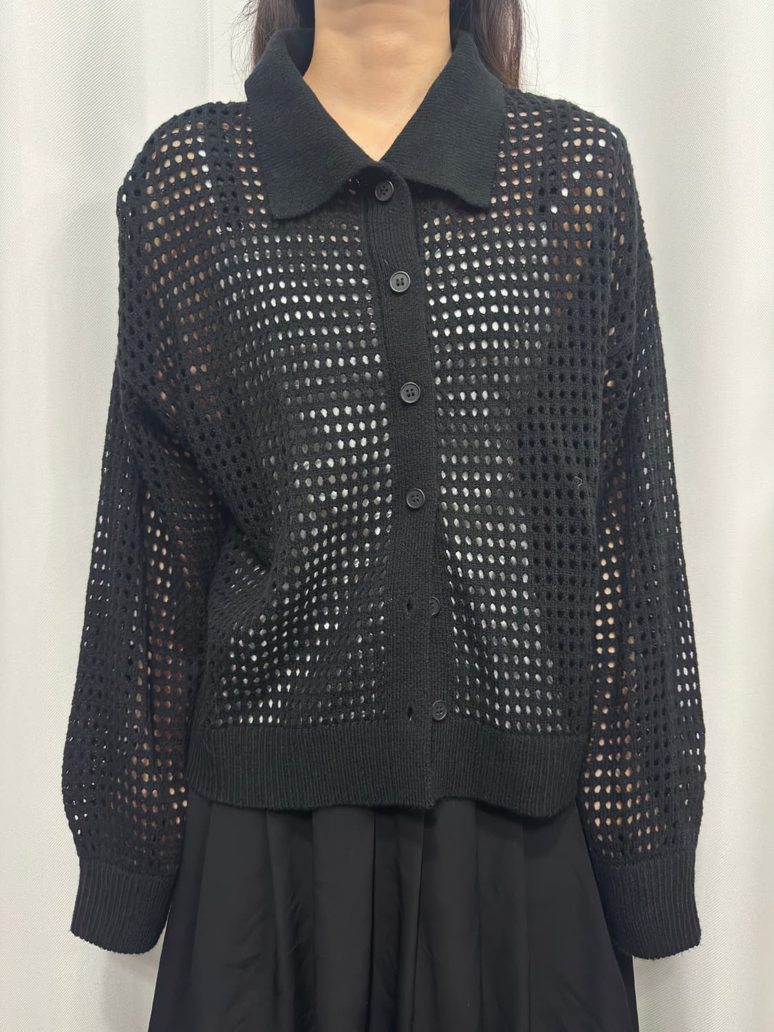 olive des olive net cardigan 상품이미지1