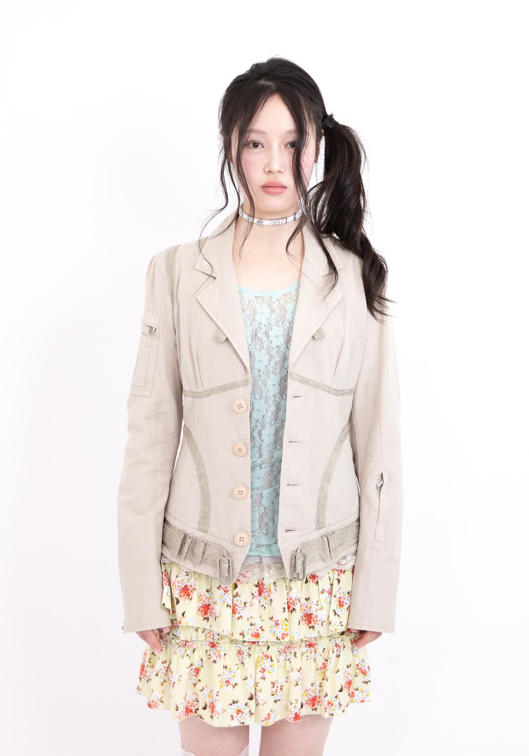 Diesel stitch point button jacket 상품이미지3