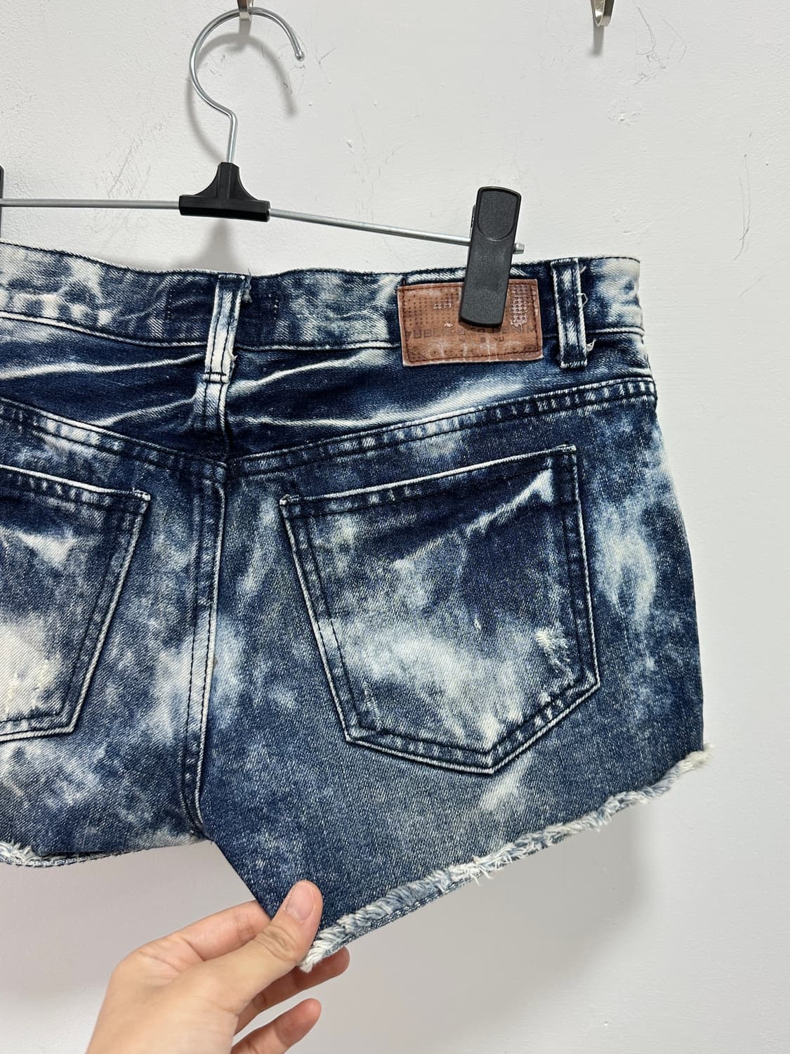 Vintage washing denim shorts 상품이미지5