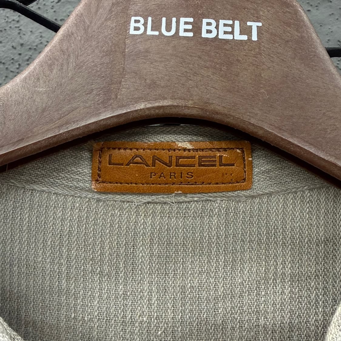 LANCEL 랑셀 스탠드카라 코튼자켓 카라스냅 멀티포켓 디테일 아이보리 상품이미지6