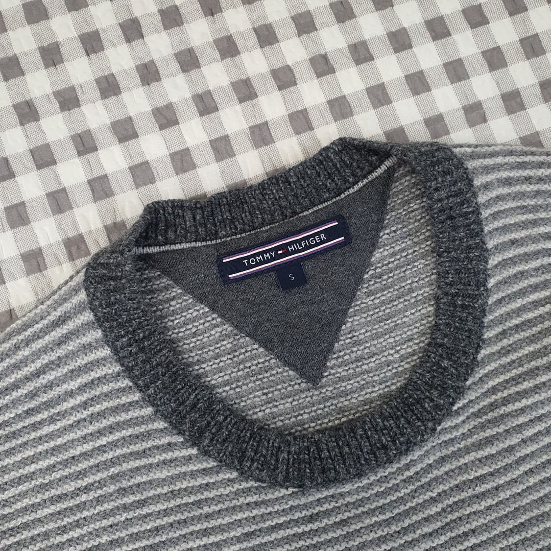 타미힐피거 울 니트 스웨터 남자95 상품이미지2