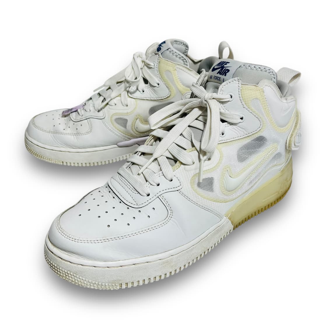나이키 에어포스 1 미드 리액트 화이트 스니커즈 상품이미지1