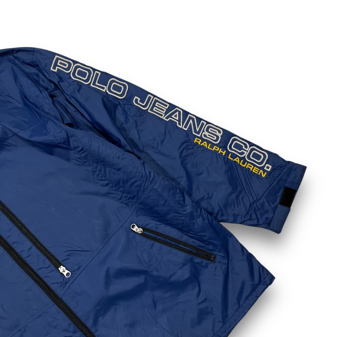 폴로 랄프로렌 진스 00s 사이드 라인 나일론 플리스 자켓 상품이미지4