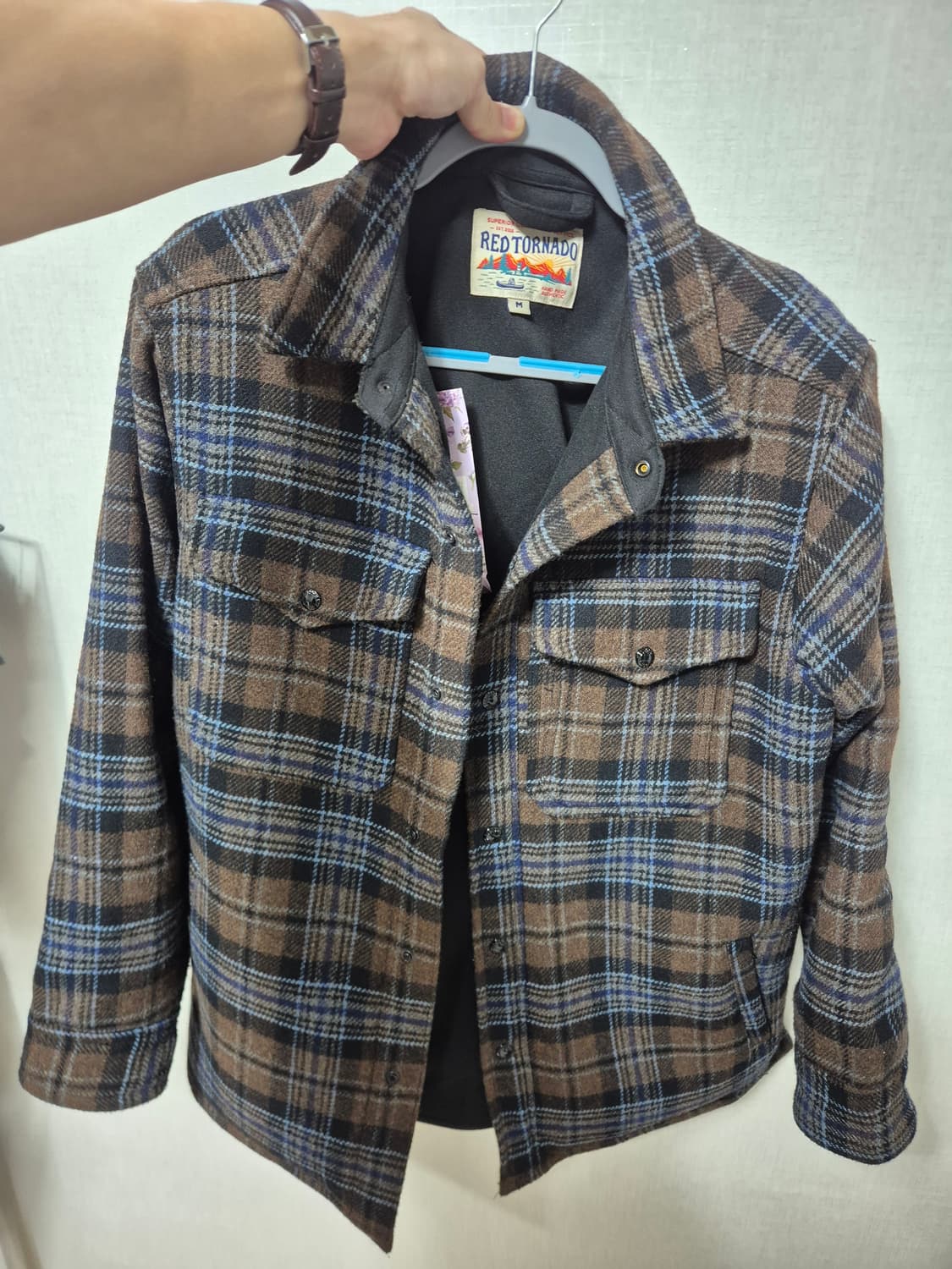 레드토네이도 플란넬 울자켓 상품이미지1