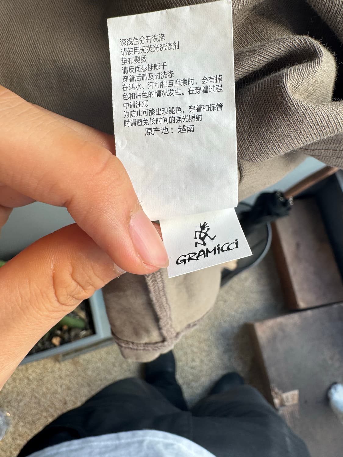 Gramicci 그라미치 포켓 티셔츠 브라운 상품이미지4