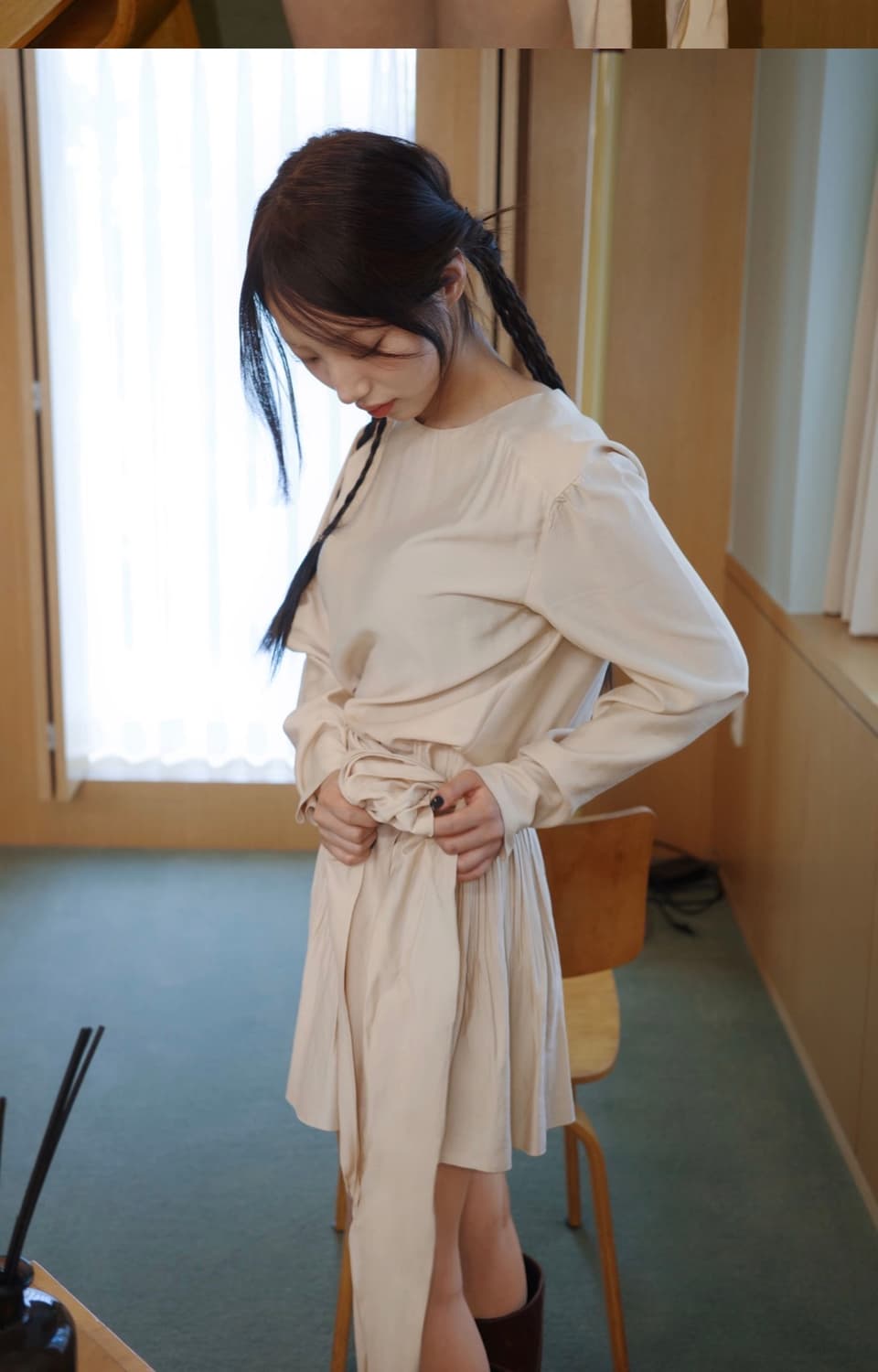 나비버스 Draped mini dress 상품이미지2