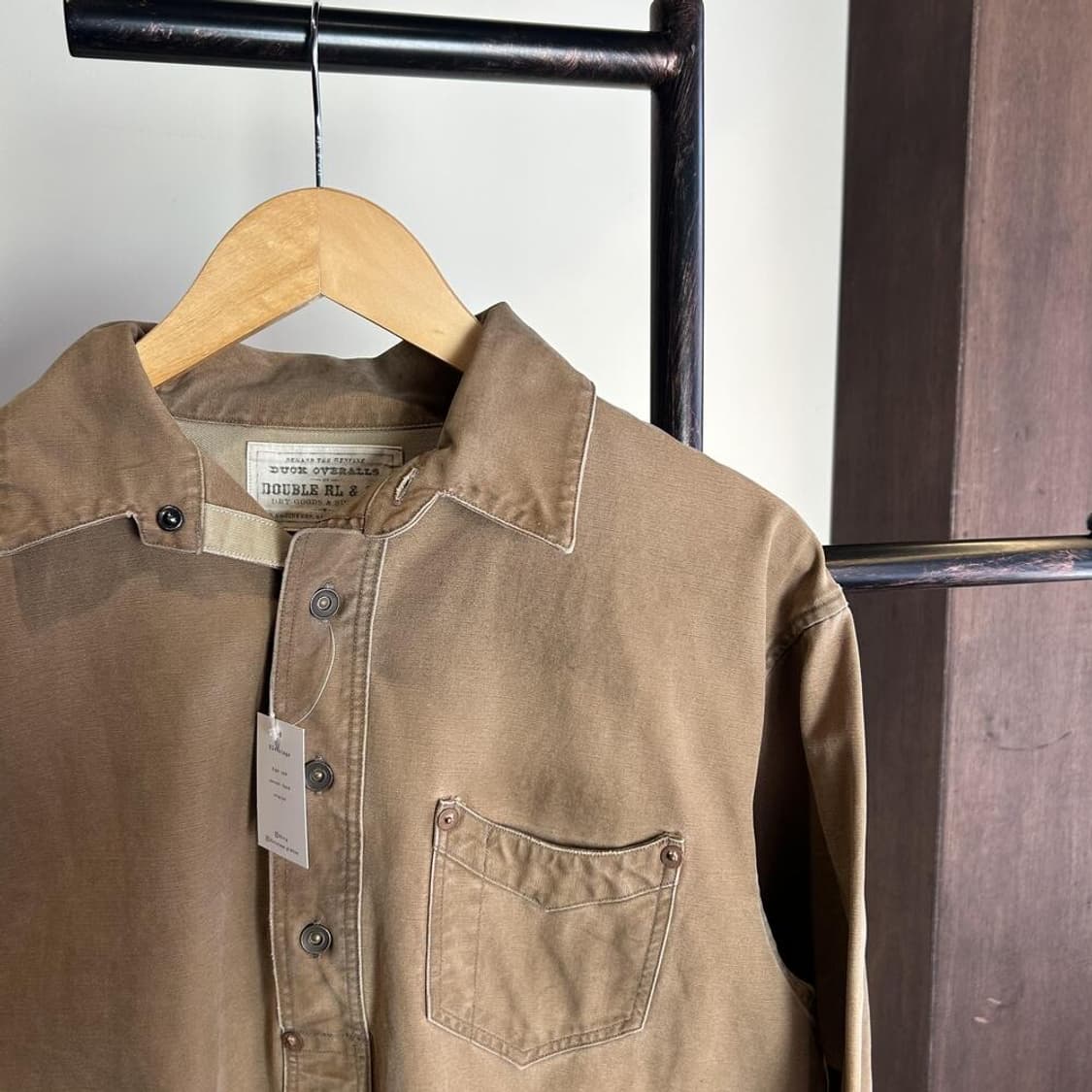 13446 - RRL 더블알엘 덕 오버롤 캔버스 풀오버 셔츠 상품이미지3