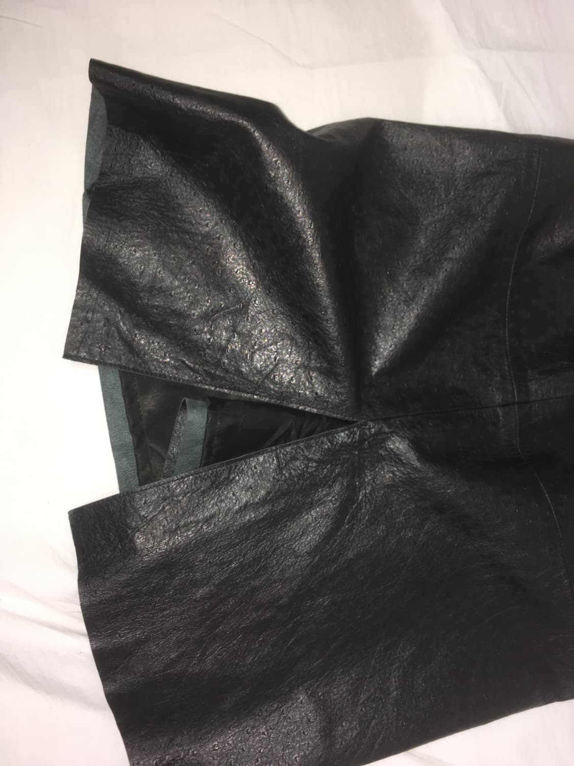 *deadstock lambskin leather skirt* 상품이미지6