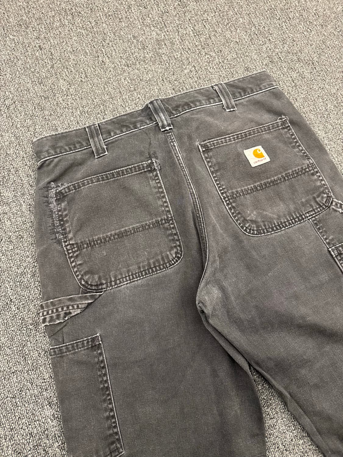 32)칼하트 빈티지 블래 싱글니 워크팬츠 상품이미지8