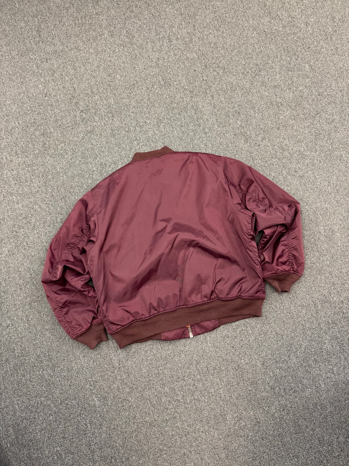 L)MIL-TEC 빈티지 버건디 MA-1 항공점퍼 상품이미지8