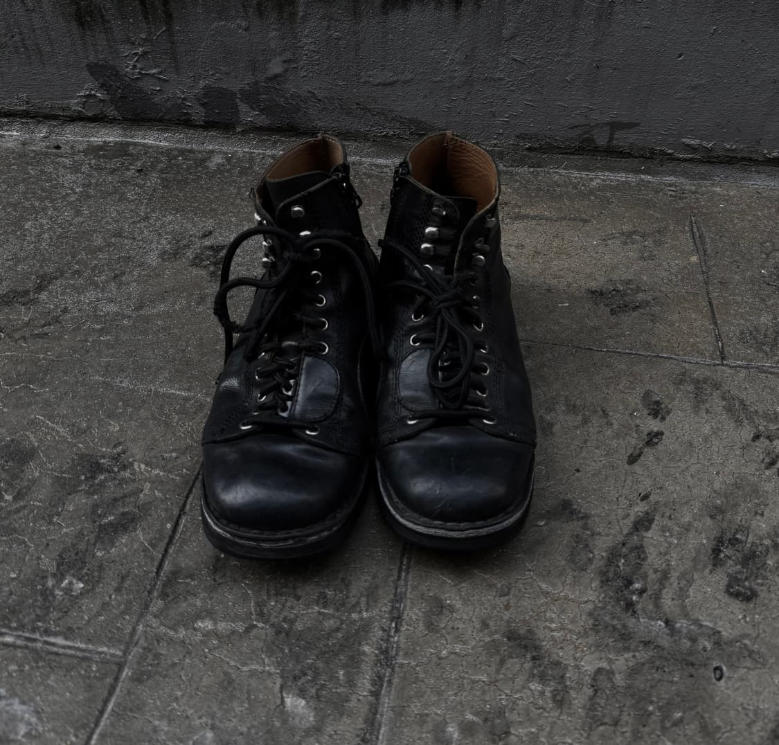 요지야마모토 뿌르옴므 페스너 바이커 부츠 상품이미지4