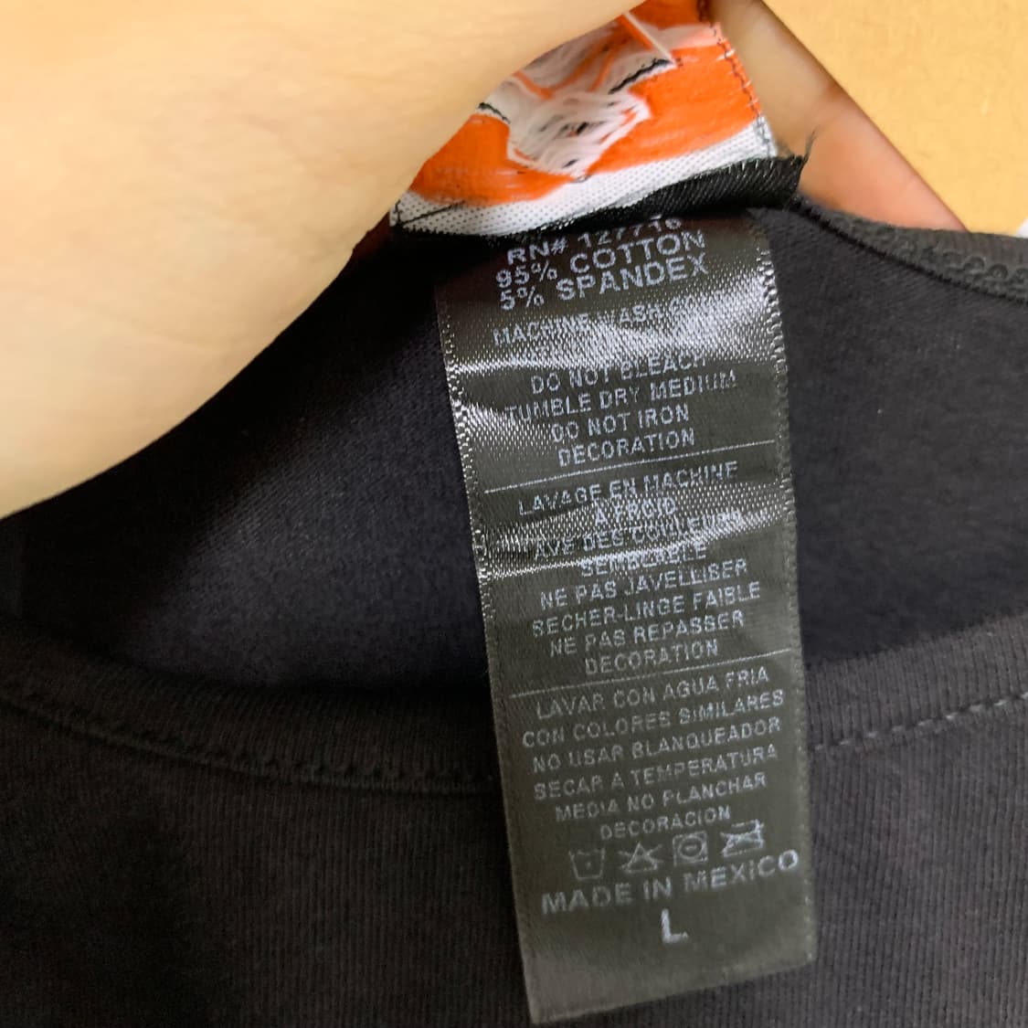 할리 데이비슨 빈티지 슬리브리스 여성 민소매 나시 티셔츠 L 상품이미지4