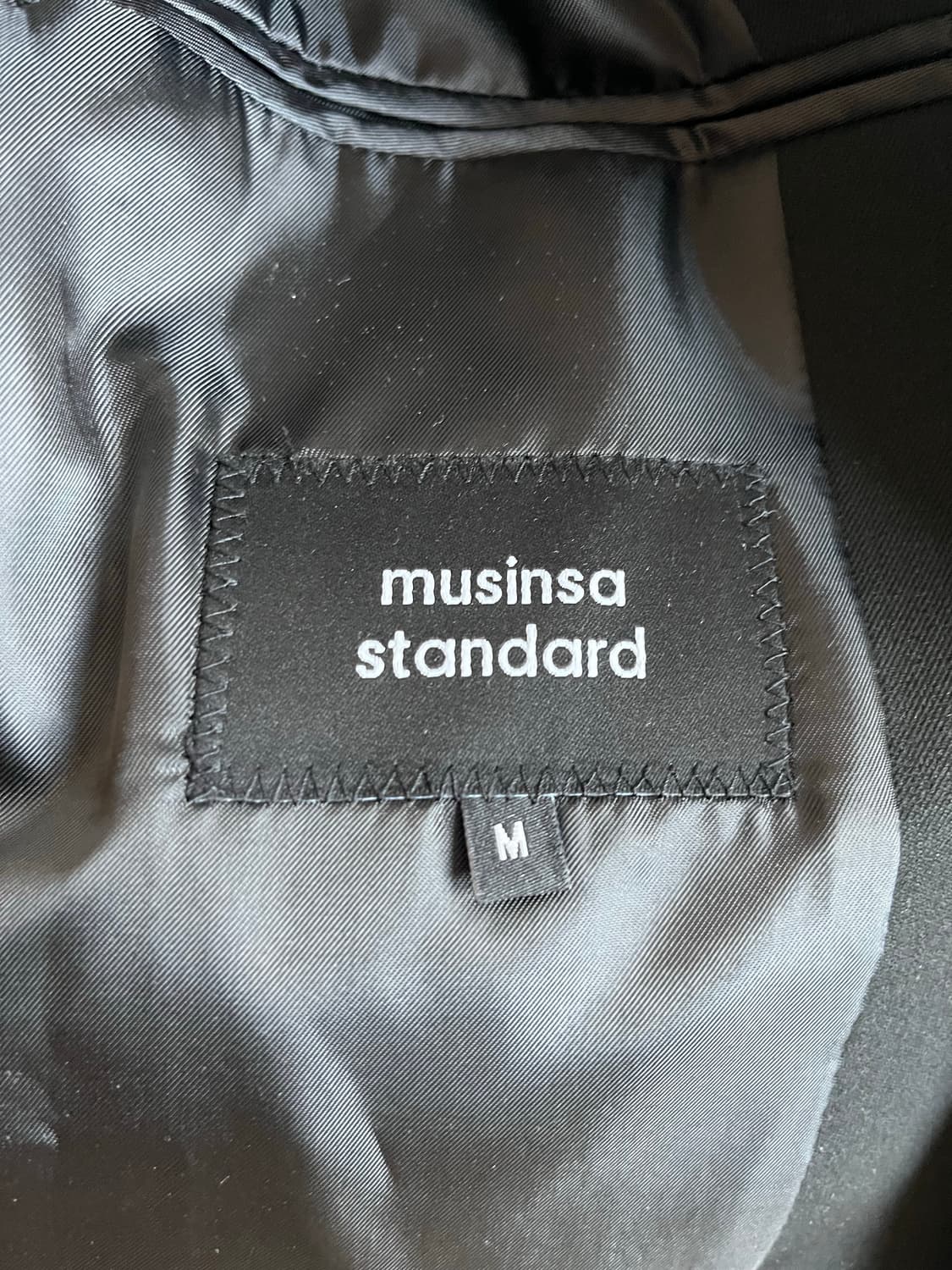 무신사 스탠다드 오버핏 블레이저 자켓 블랙 상품이미지2