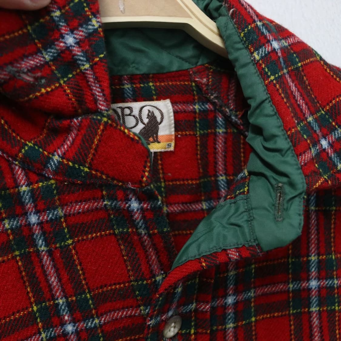 70'S 펜들턴 체크 울 셔츠 60328 상품이미지9