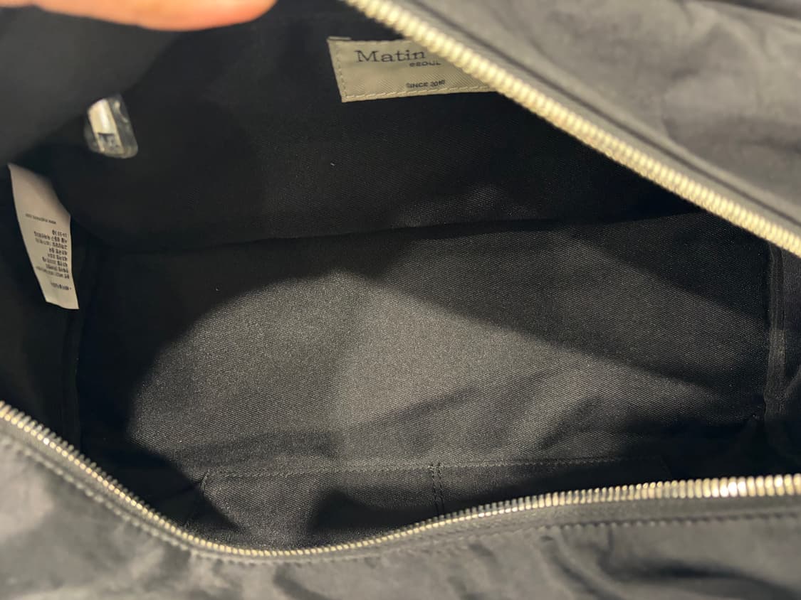 319. 마뗑킴 스포티 토트백 블랙 가방 상품이미지4