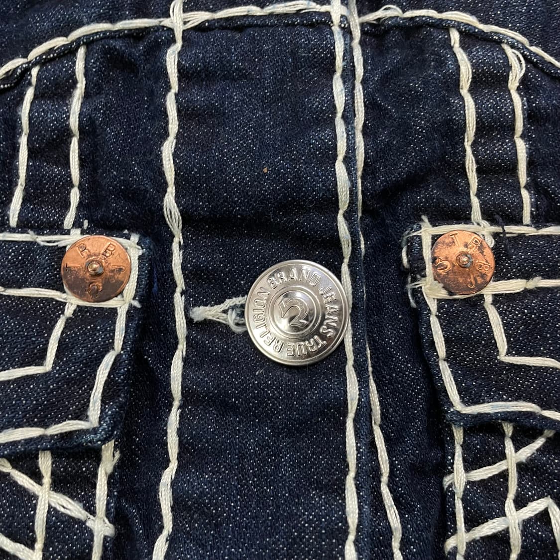 트루릴리전 지미수퍼티 스티치 데님 자켓 상품이미지6