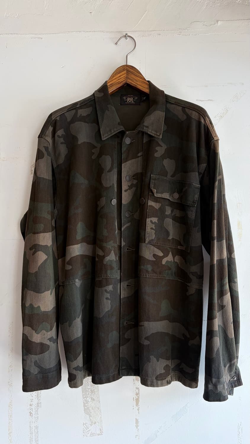 RRL 카모 HBT P-44 자켓 L  상품이미지1