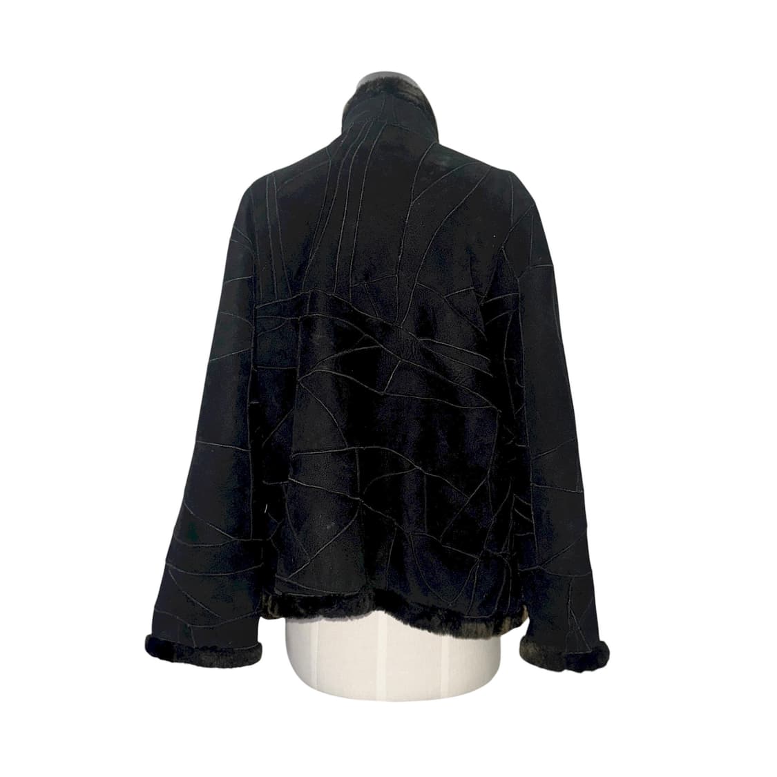 Black Leaves Oriental Mustang Jacket 상품이미지1