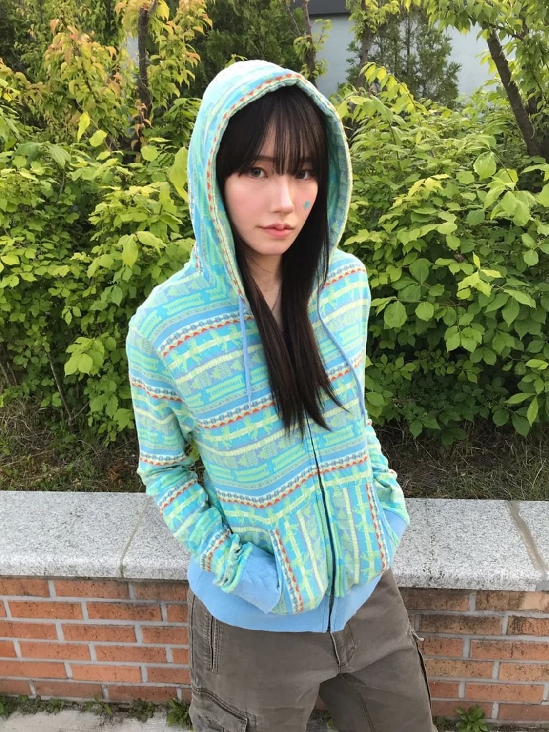 TITICACA Ethnic Pattern Zip Hoodie 상품이미지2