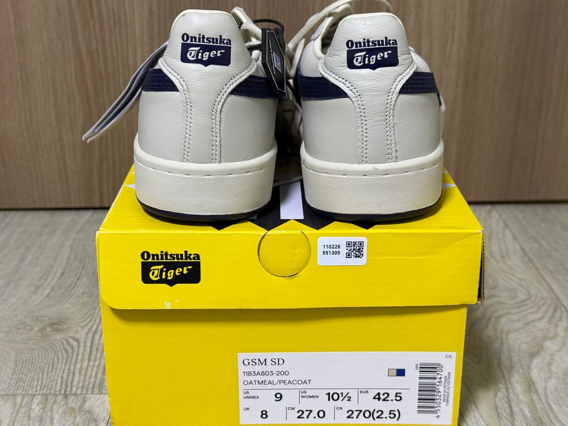 (새상품) 오니츠카 타이거 GSM SD 오트밀 피코트 270 상품이미지6