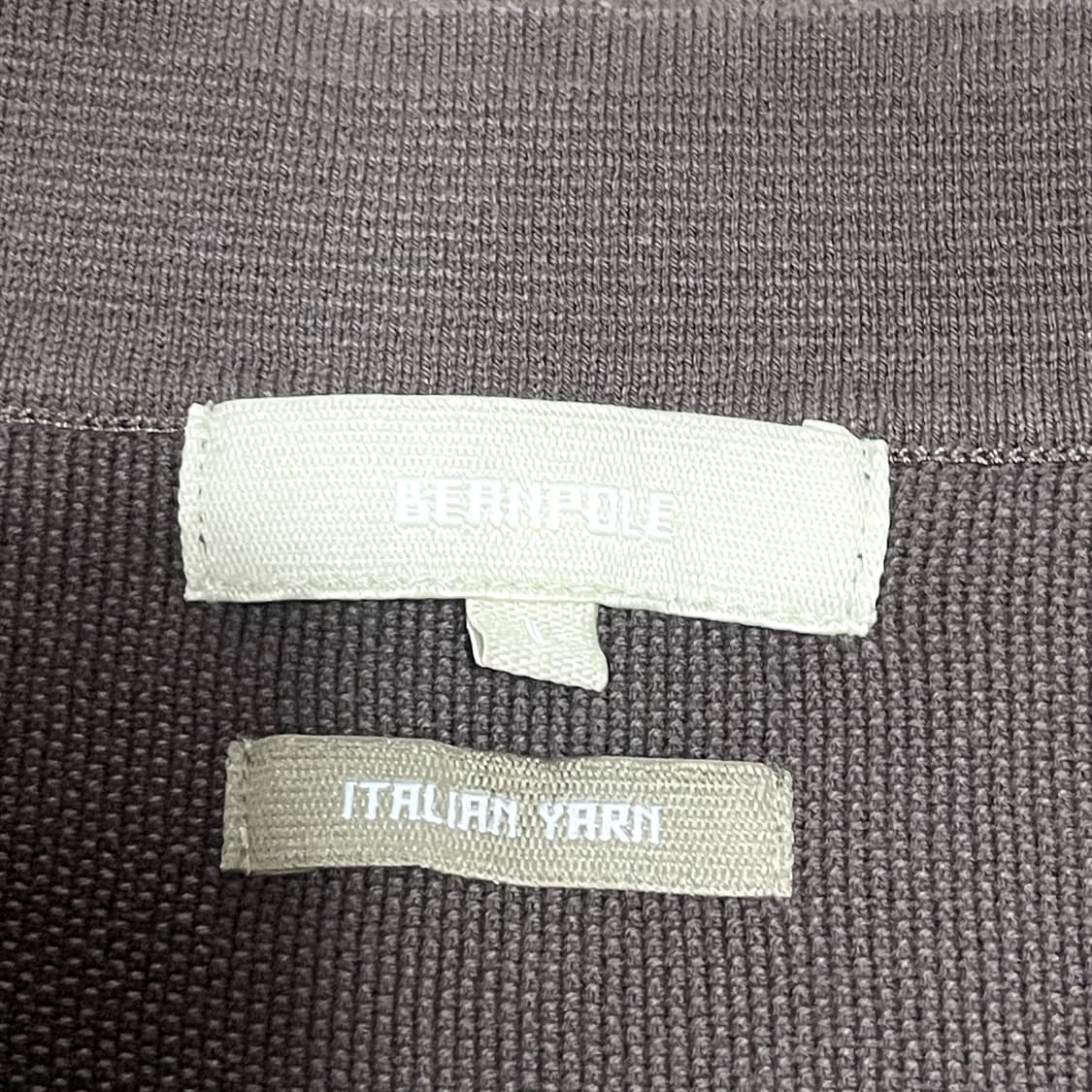 빈폴 이탈리안 브라운 면 니트 반팔카라티 남성L 상품이미지4