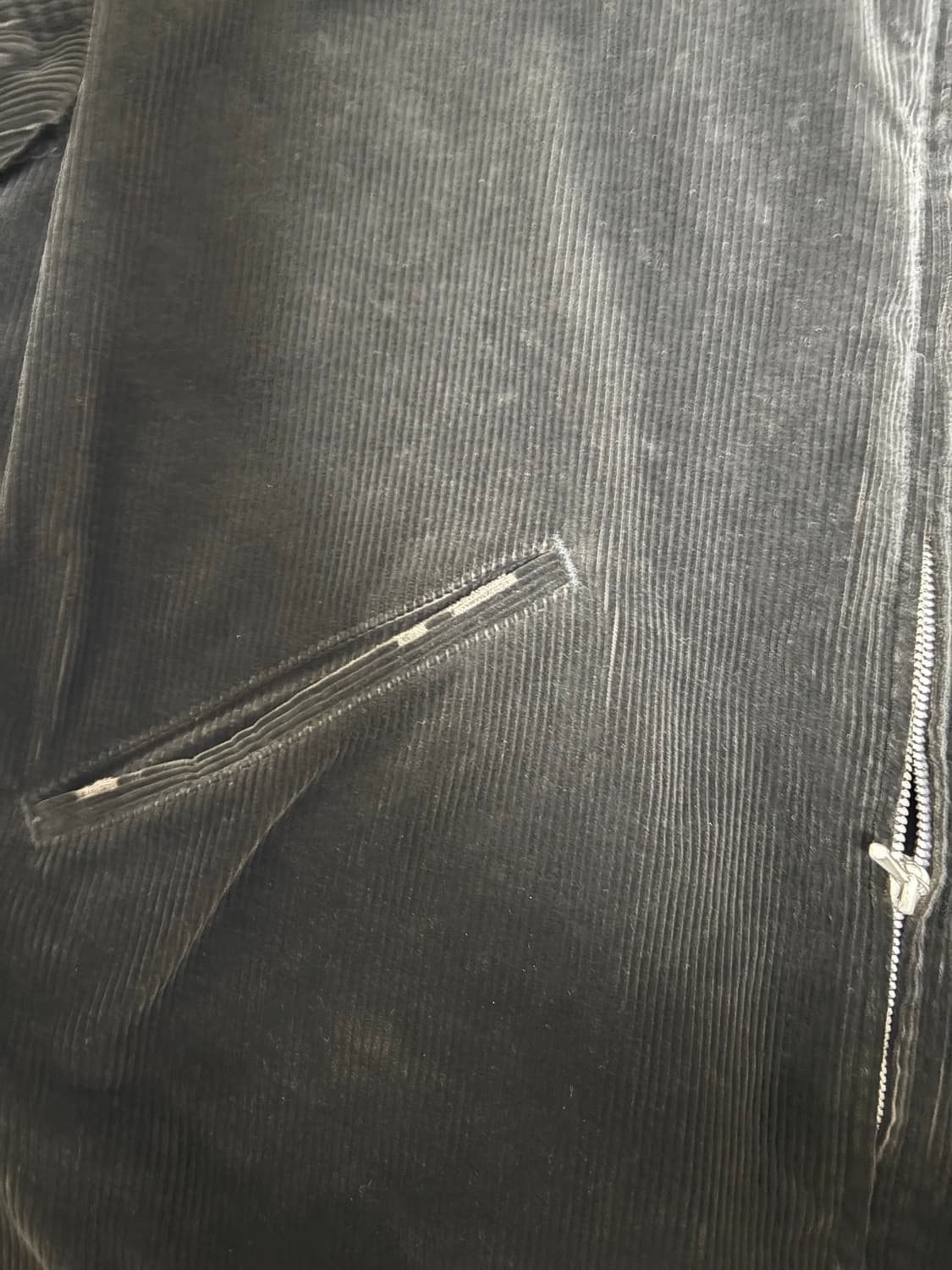 아프레쎄 코듀로이 자켓 블랙 3사이즈 상품이미지3