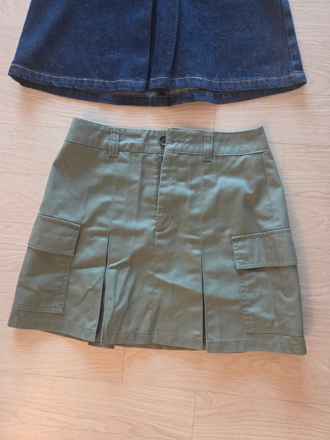 and you 앤유 데님 스커트 m, GU 카고 스커트 m  상품이미지2