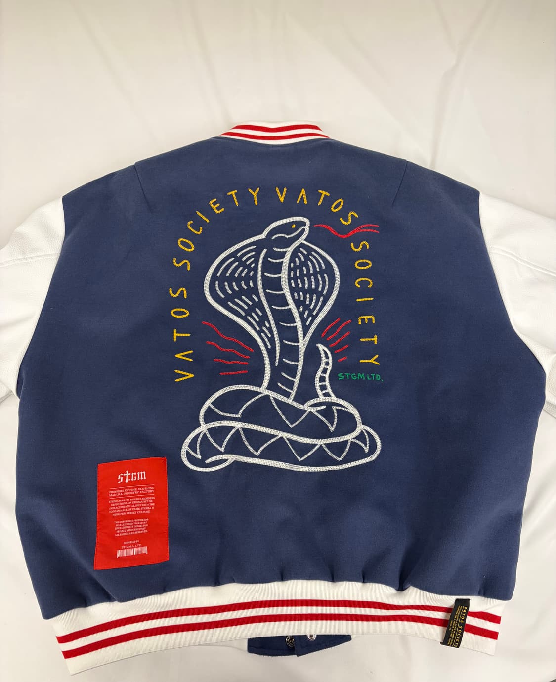 [L] STIGMA스티그마 오버핏 바시티 자켓 네이비 상품이미지5